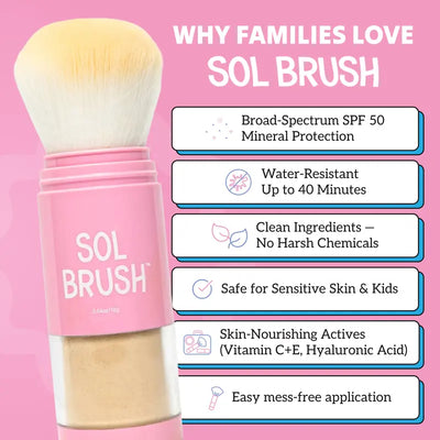 Sol Brush SPF 50 Mineral Brush