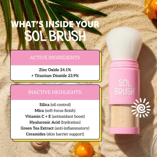 Sol Brush SPF 50 Mineral Brush