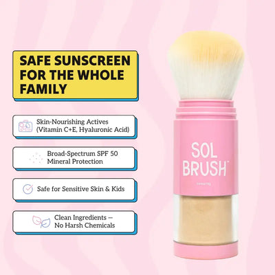 Sol Brush SPF 50 Mineral Brush