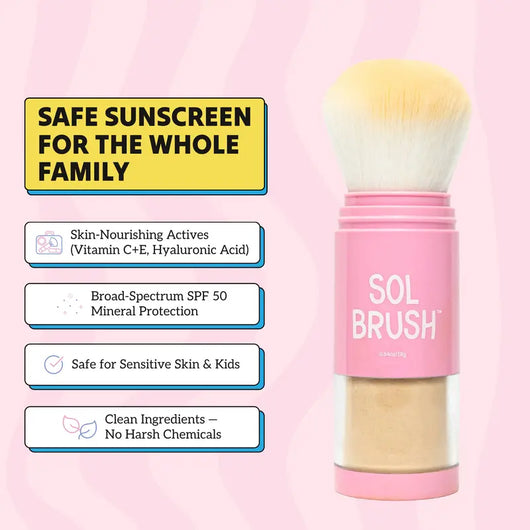 Sol Brush SPF 50 Mineral Brush